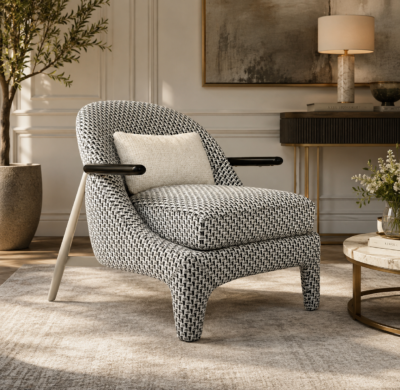 Walkr Cotton Arm Chair