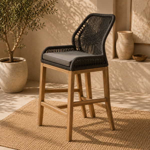 Serene Stream Bar Chair