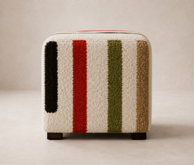 Tufted square Ottoman