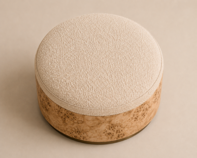 ROUND STORAGE Ottoman