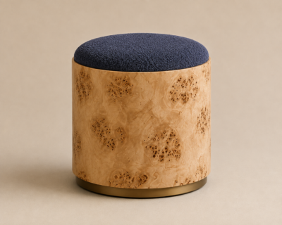 VENEER BOUCLE BENCH