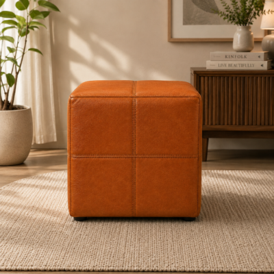 Fuax Square Ottoman