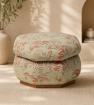 Octagon shape Ottoman