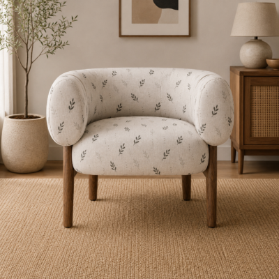 Printed Accent Arm Chair